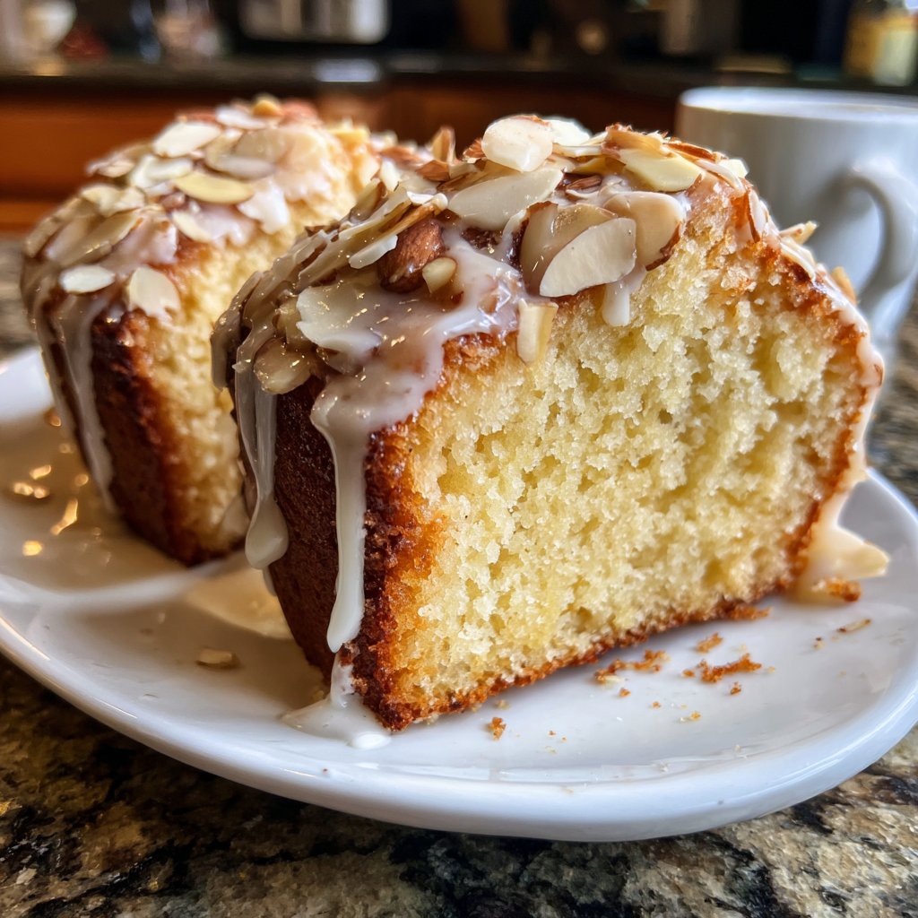 Vanilla Almond Yogurt Cake