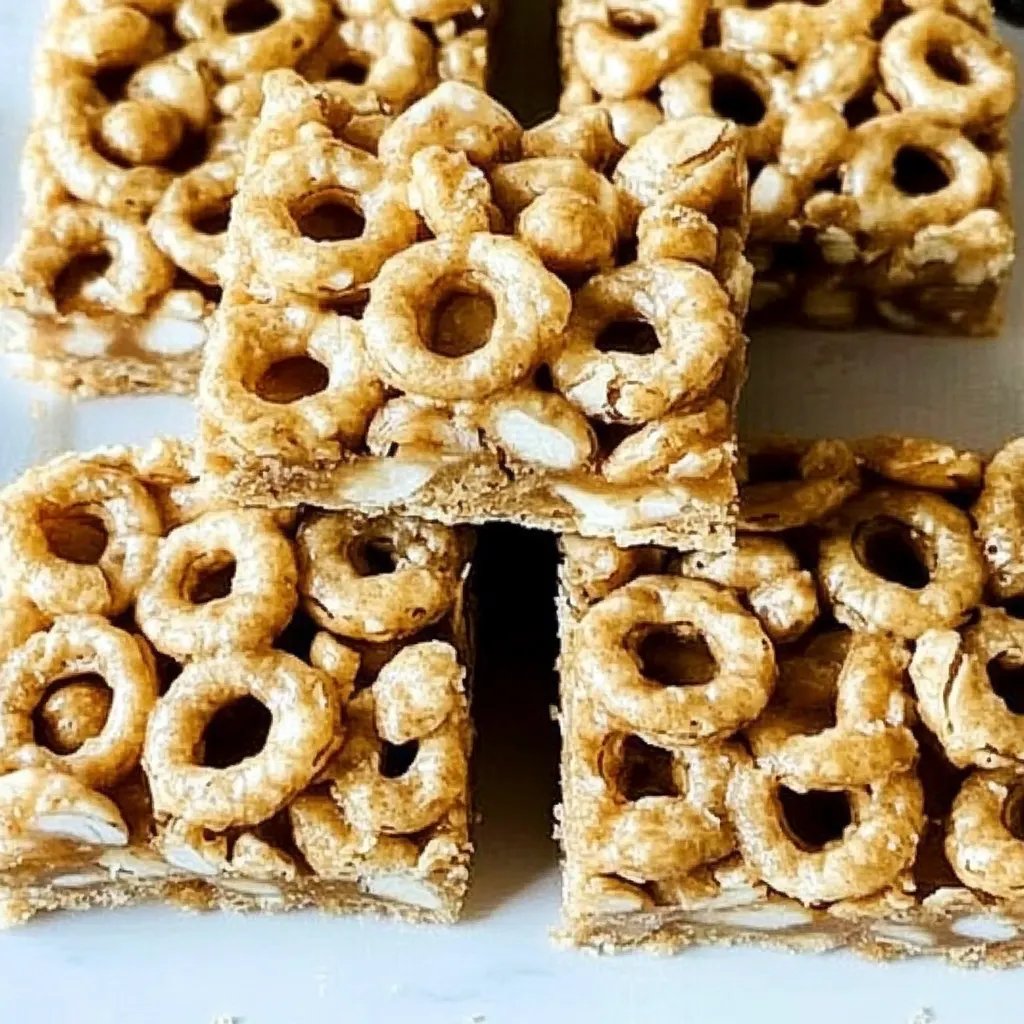 No-Bake Cheerio and Peanut Butter Bars