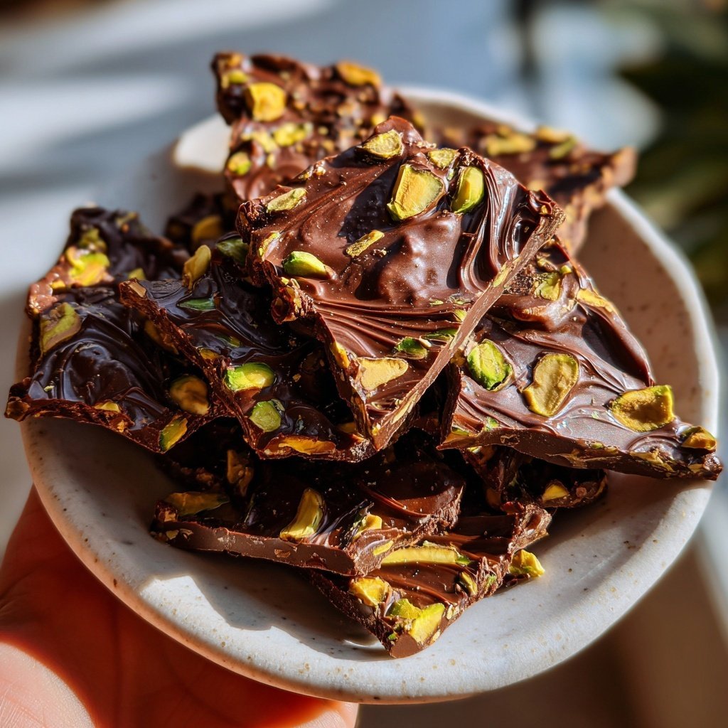 Chocolate Pistachio Bark