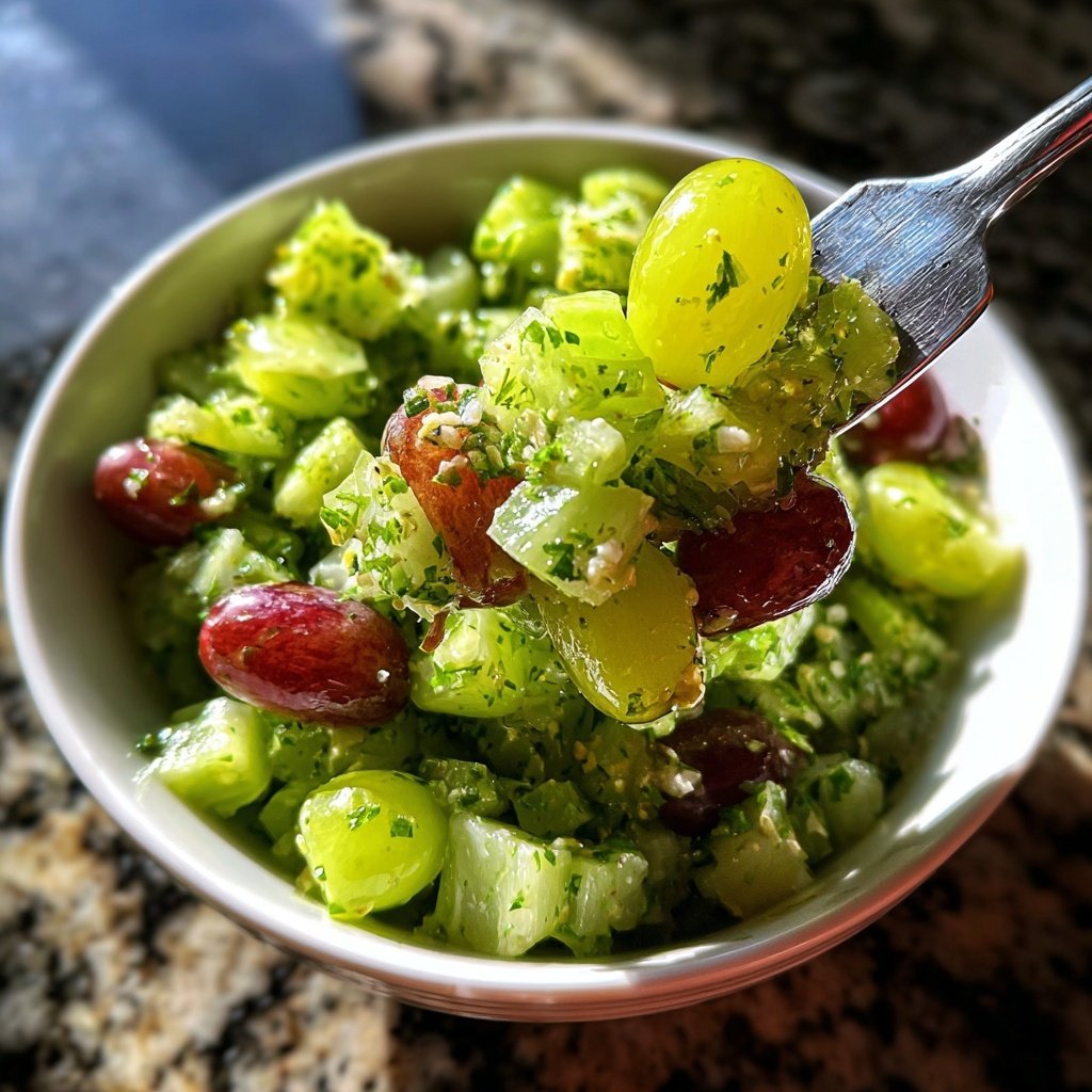 Celery Salad With Grapes