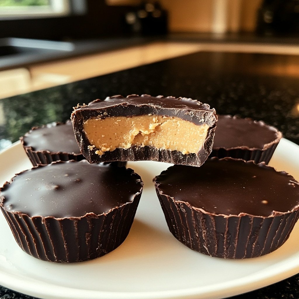 Homemade Peanut Butter Cups Vegan Style