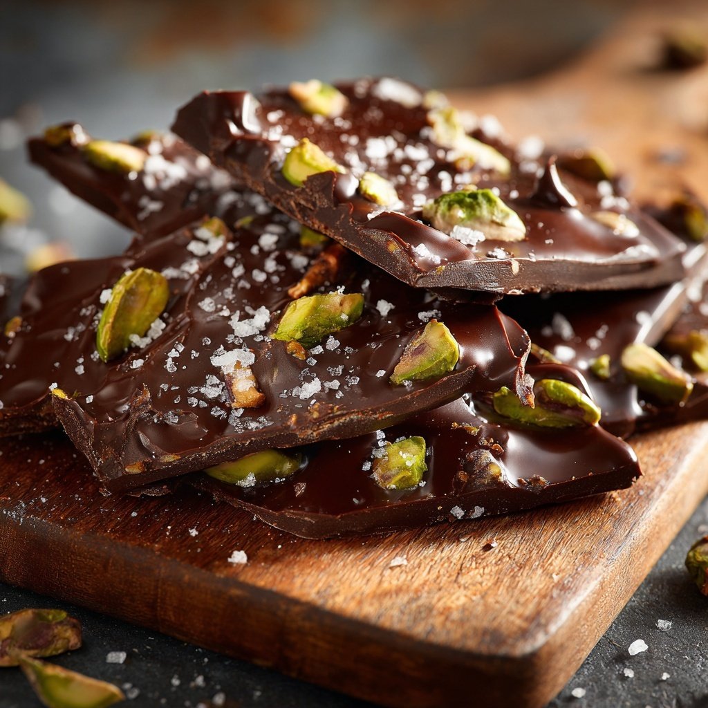 Chocolate Pistachio Bark