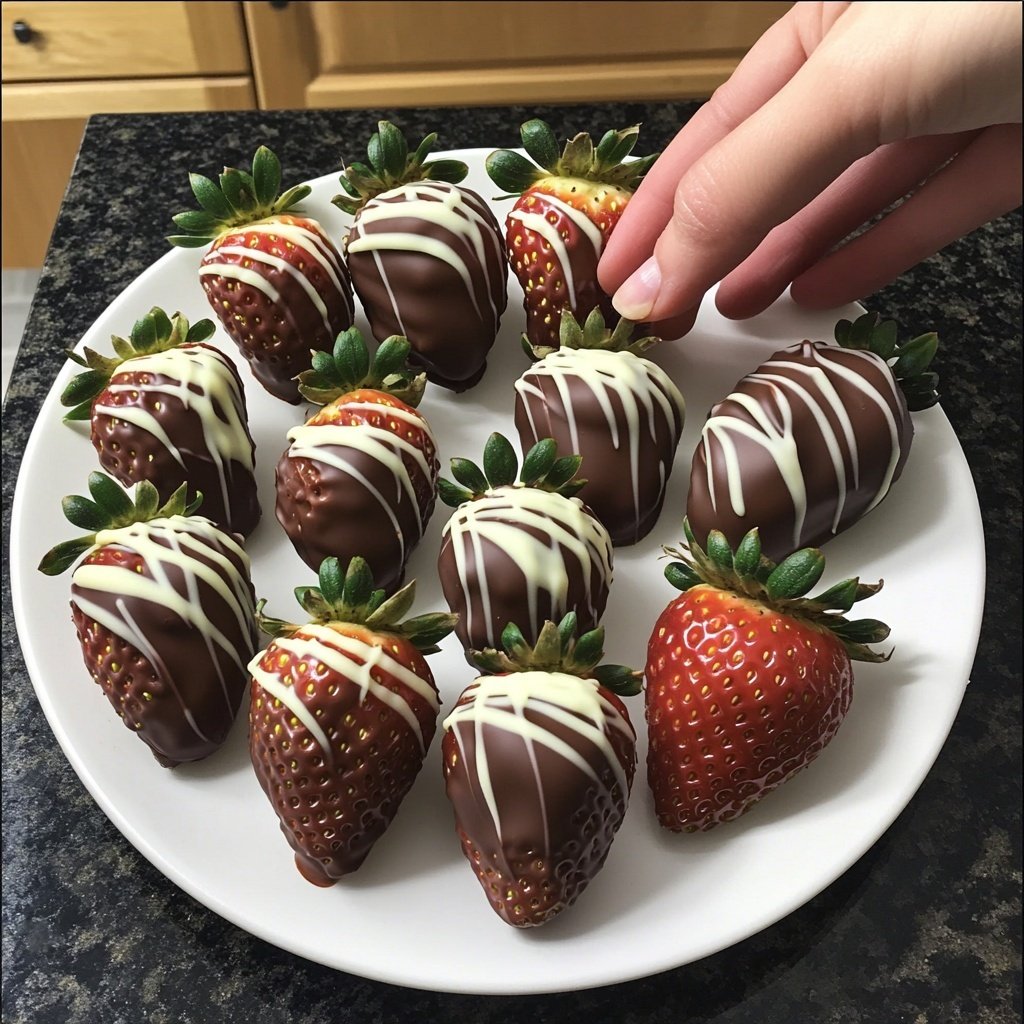 Chocolate Strawberries for Valentine’s Day