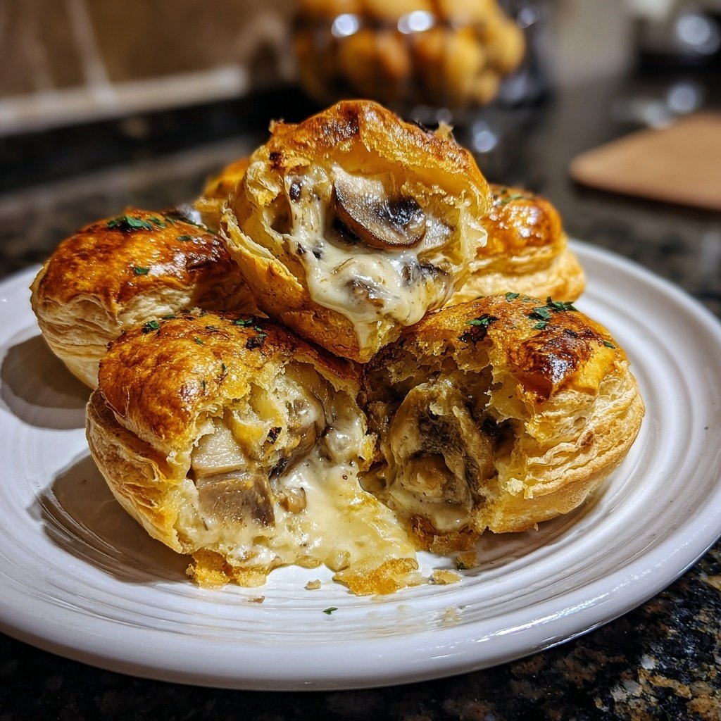 Mini Mushroom Vol-au-Vents