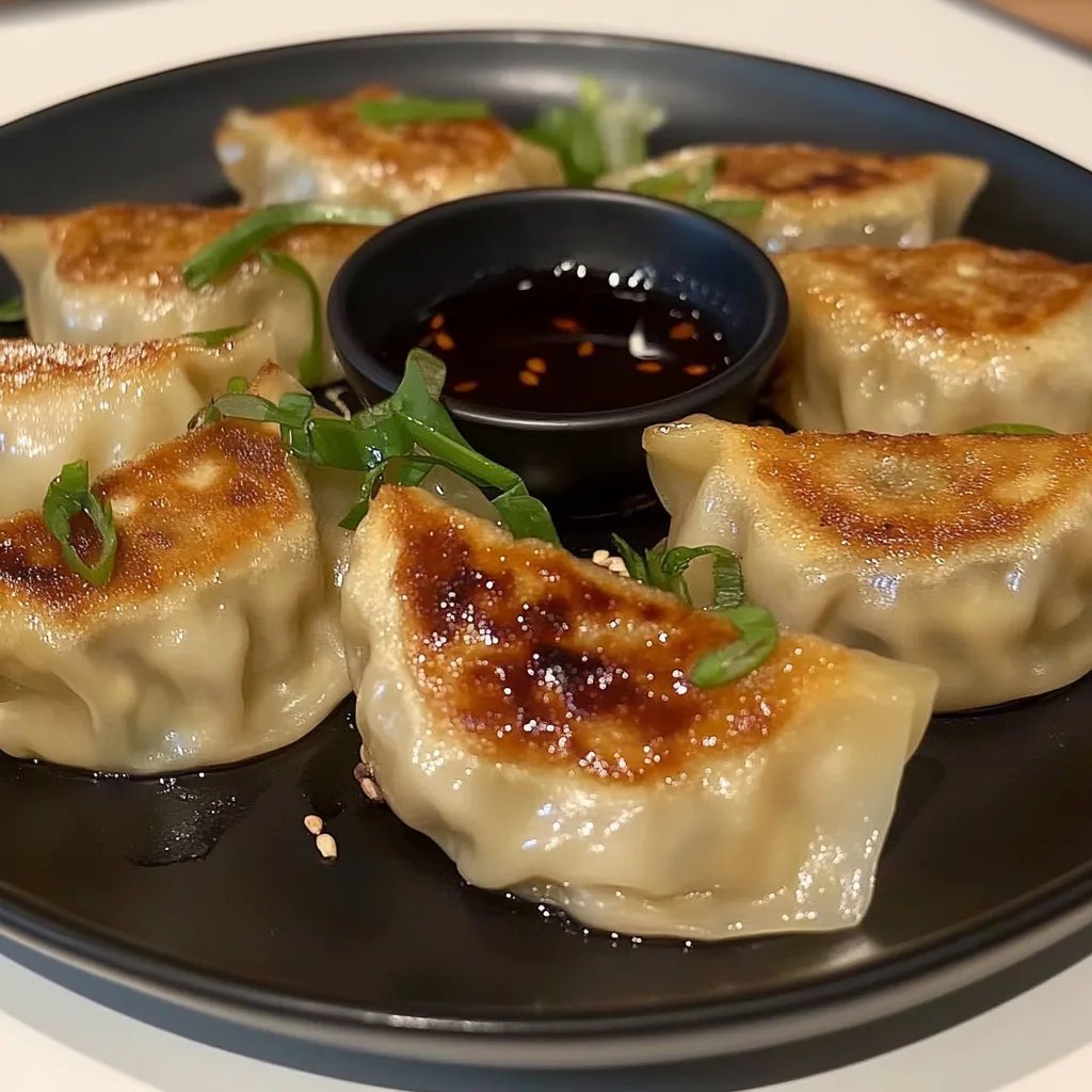 Pan-Fried Chicken Dumplings