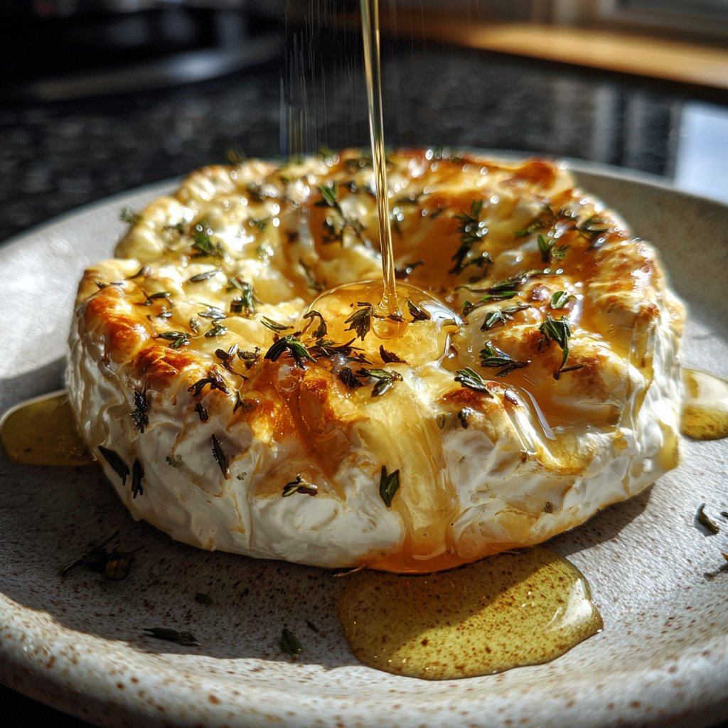 Camembert with Honey and Thyme