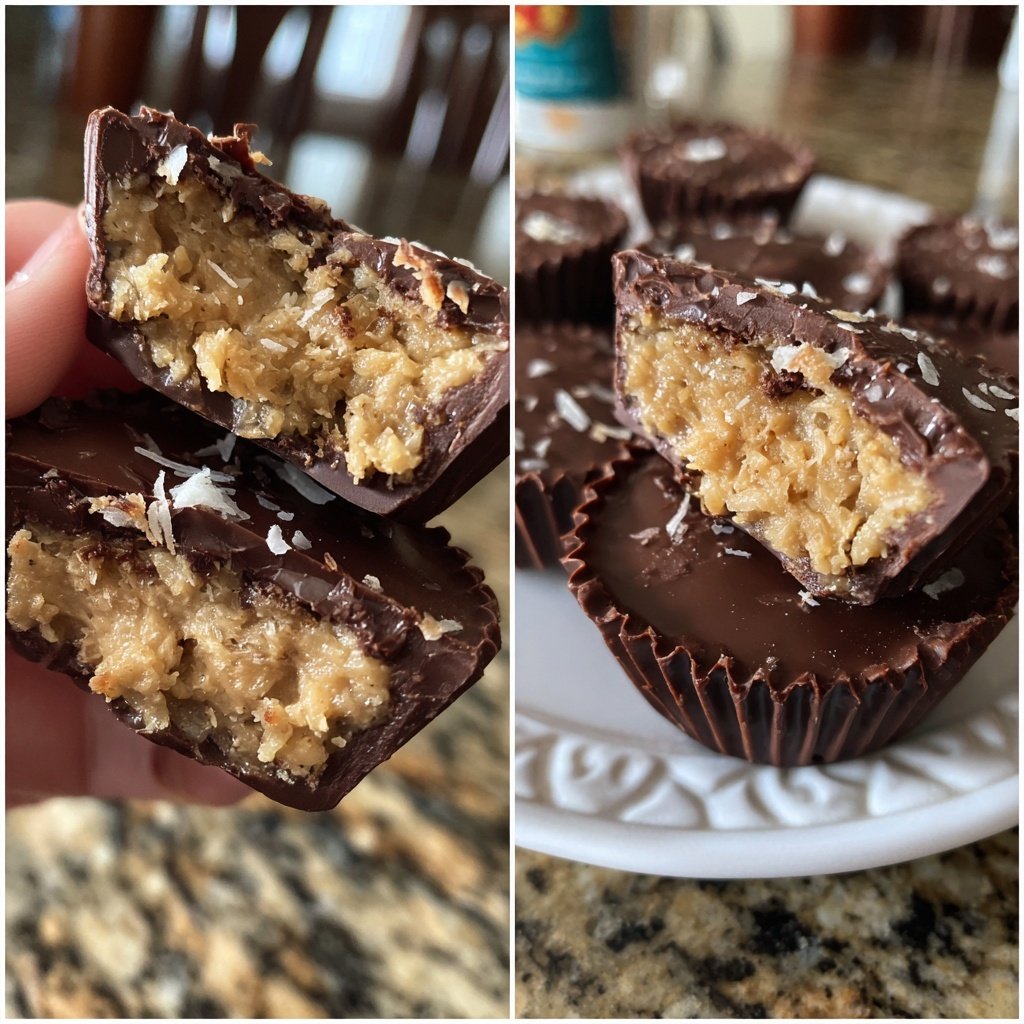 Homemade Reese’s Cups with Coconut