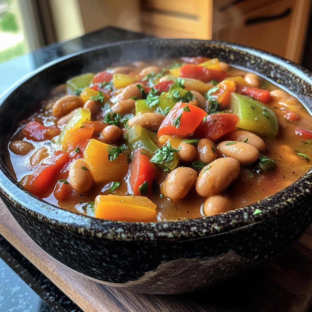 Healthy Crockpot Bean Stew