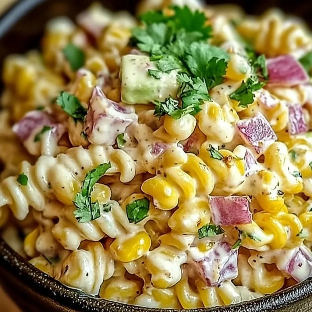 Tasty Mexican Street Corn Pasta Salad