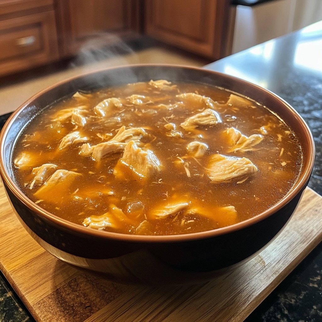 Easy Slow Cooker Chicken Pho-Style Soup