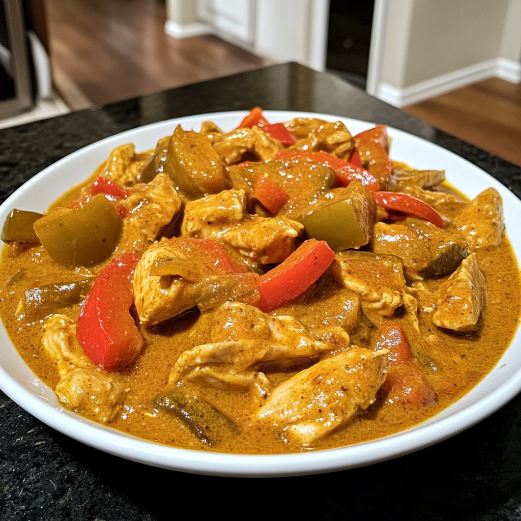 Creamy Slow Cooker Chicken Curry