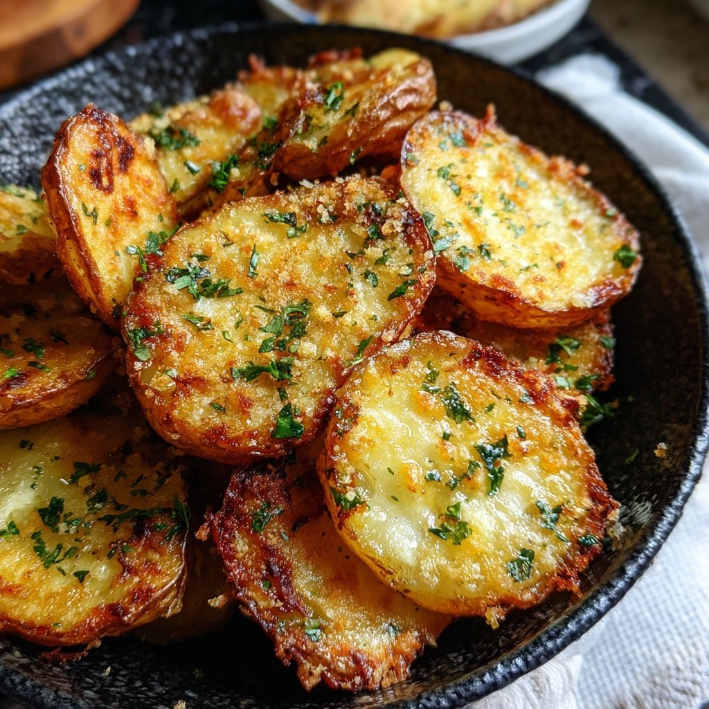 Garlic Parmesan Roasted Potatoes