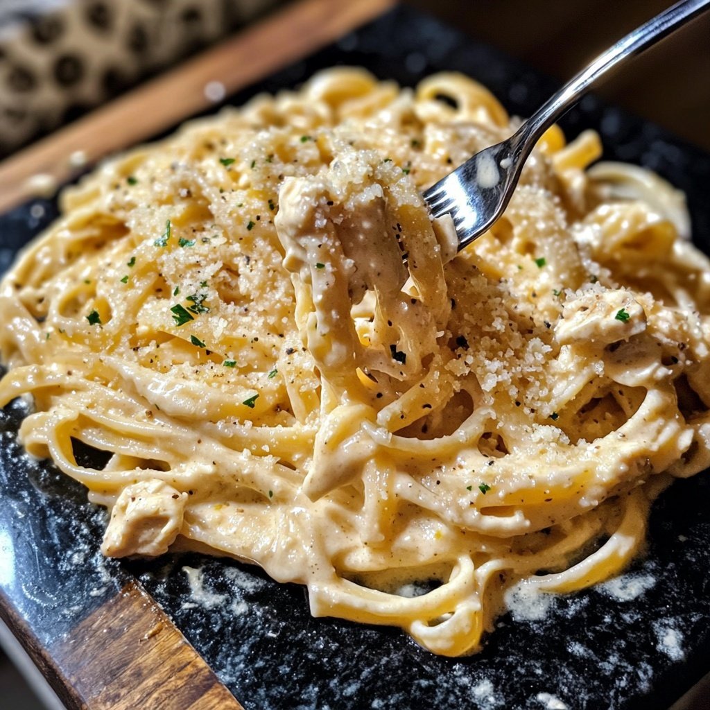 Creamy Garlic Parmesan Chicken Pasta