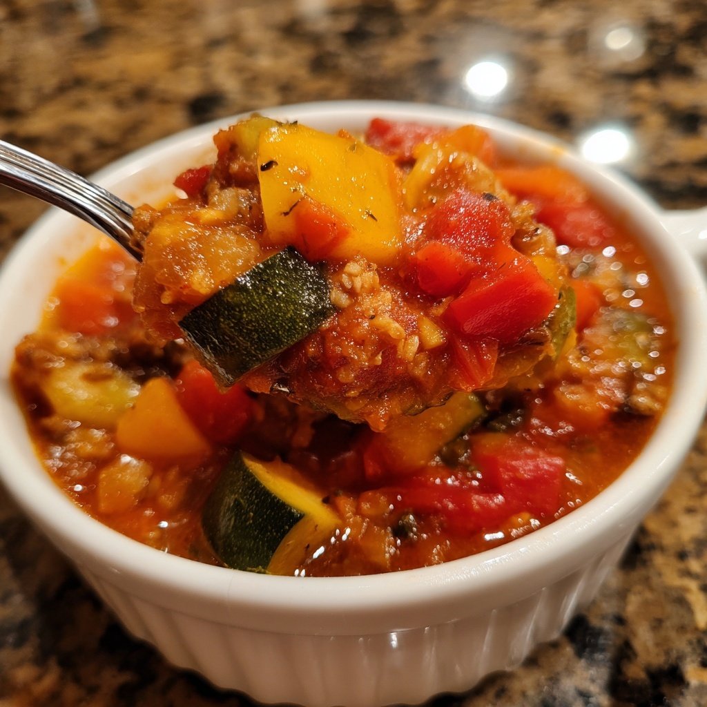 Healthy Crockpot Italian Vegetable Stew