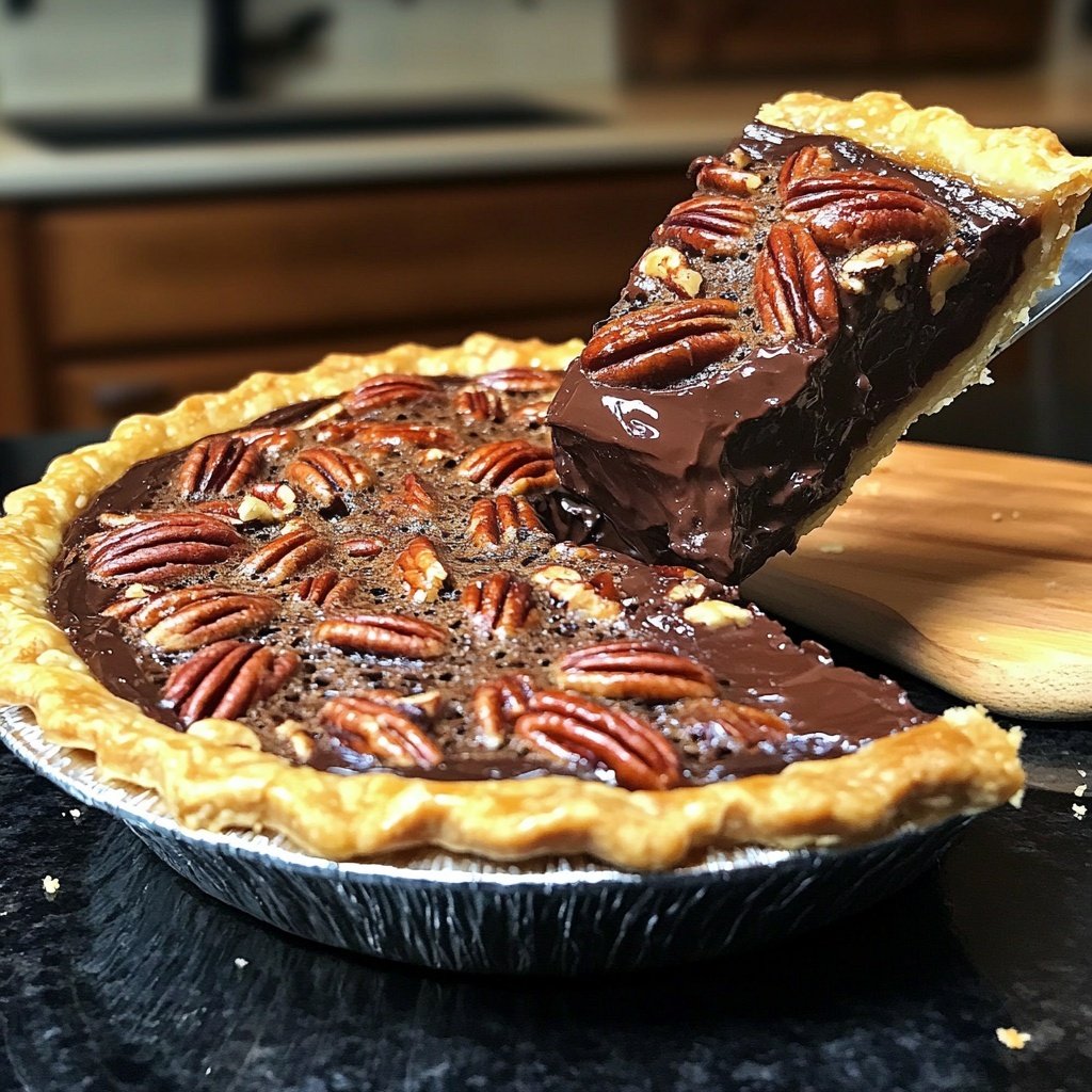 Texas Chocolate Pecan Pie