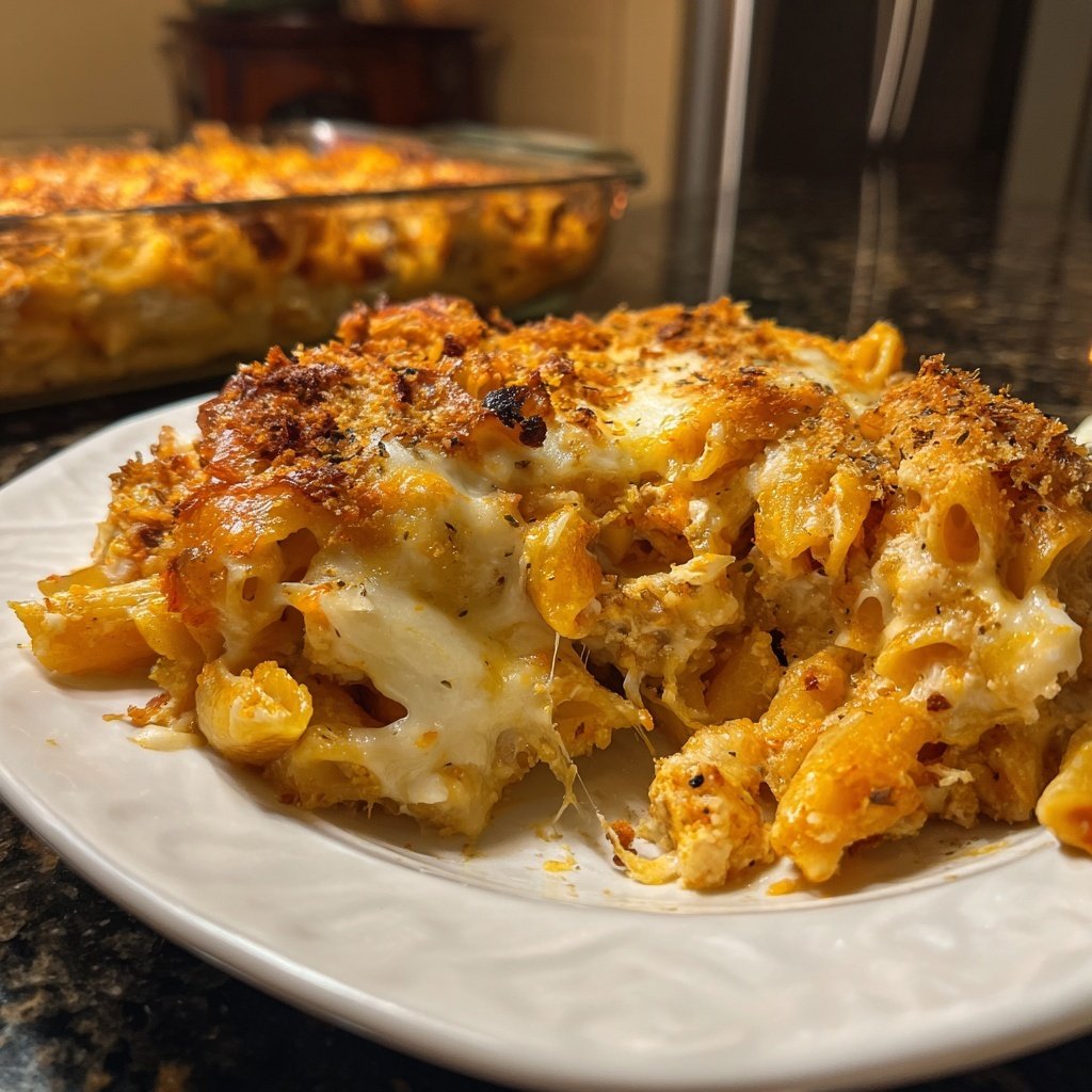 Roasted Red Pepper Pasta Bake