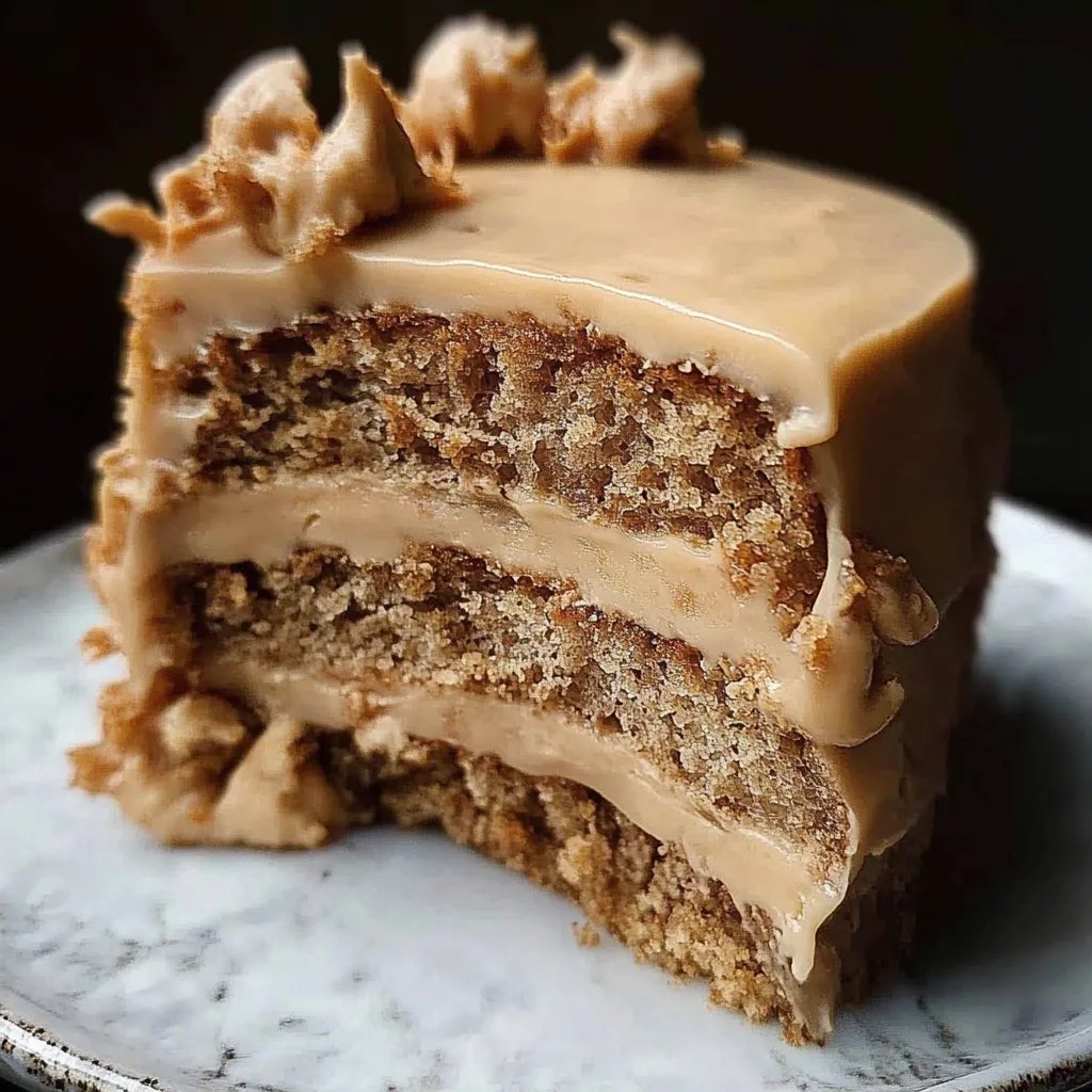 Apple Spice Cake with Brown Sugar Icing