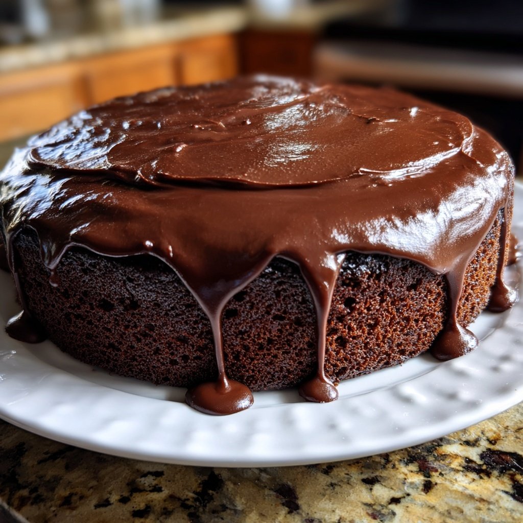 Chocolate Cake With Milk Chocolate Frosting