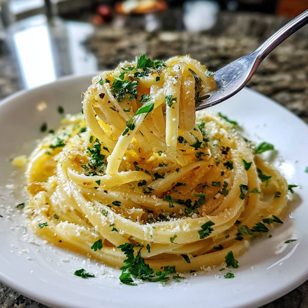 Quick & Easy 15-Minute Garlic Pasta