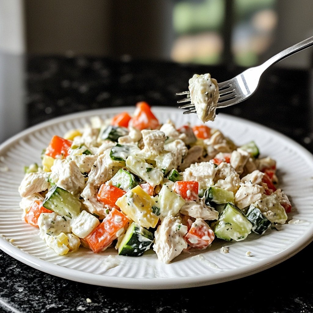 Meal Prep Greek Yogurt Chicken Salad Lunch