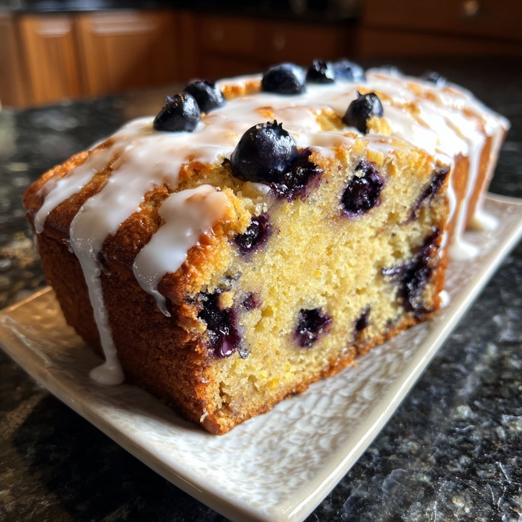 Baking & Desserts Lemon Blueberry Loaf Cake