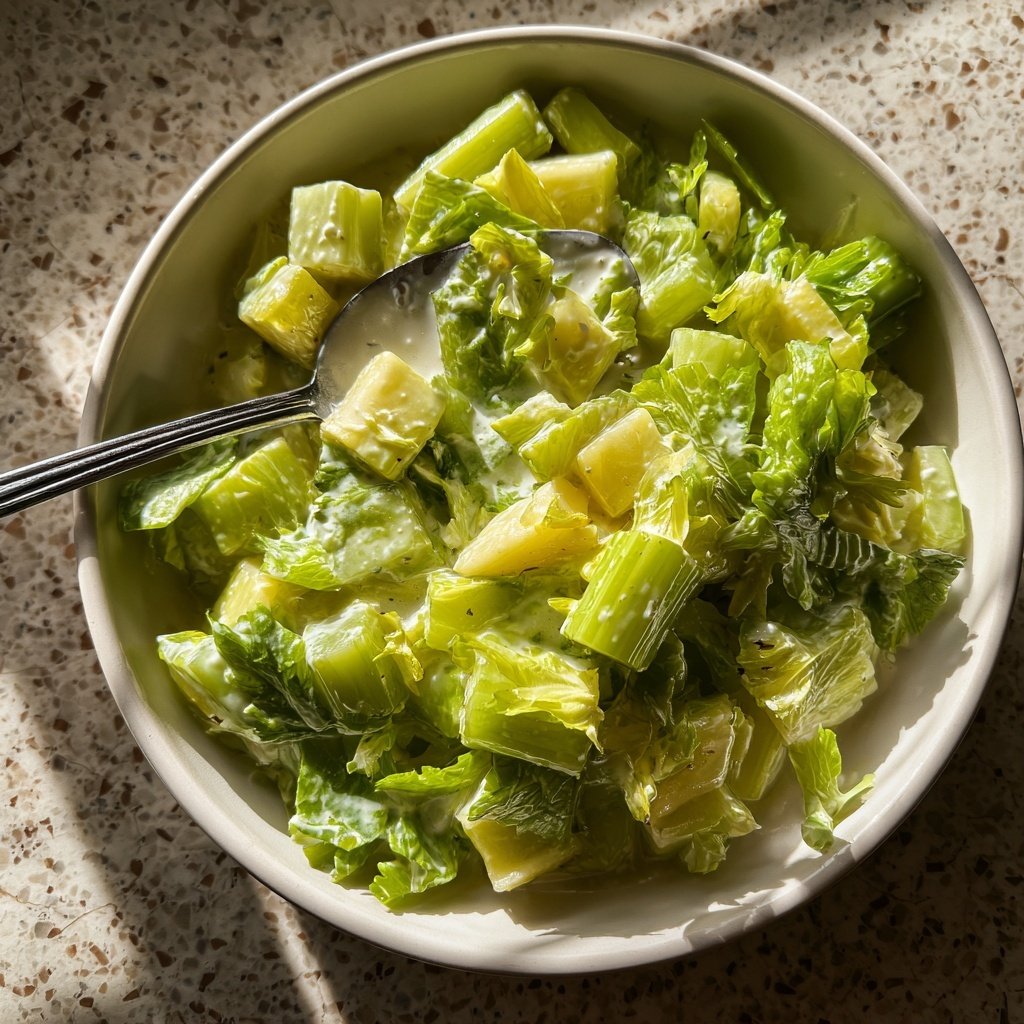 Creamy Celery Salad With Parmesan