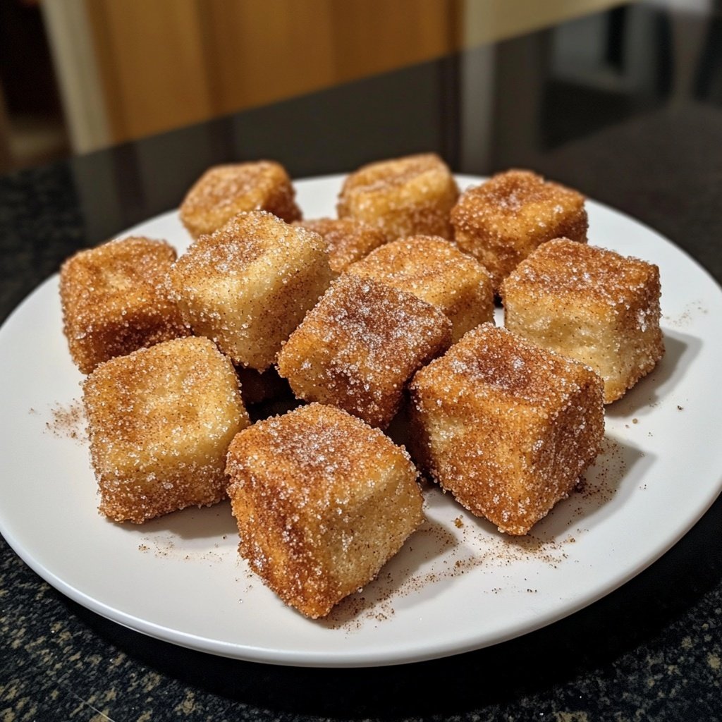 Fluffy Air Fryer Churro Bites