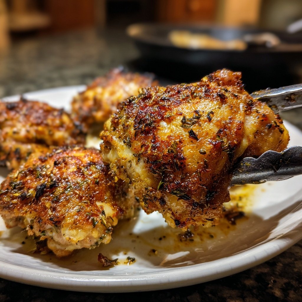 Homemade Baked Chicken Thighs Recipe